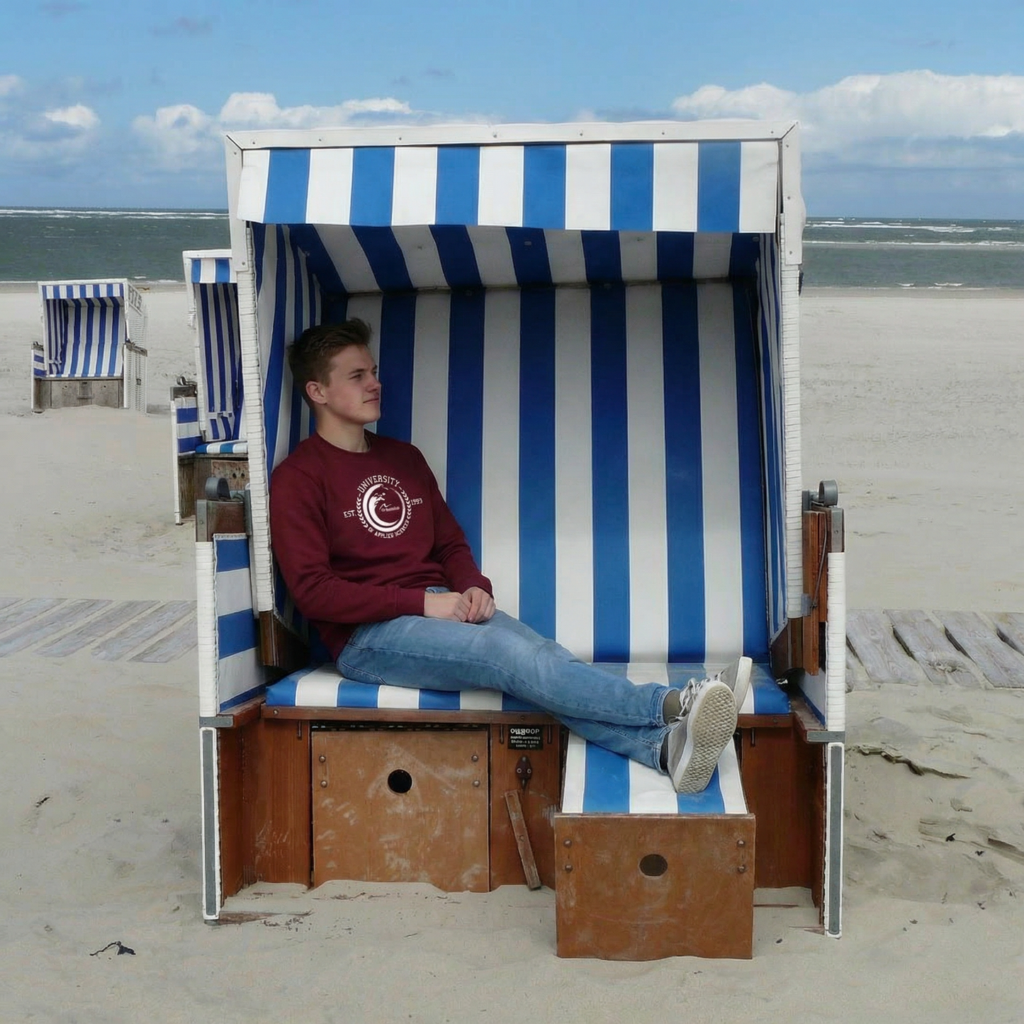 Sweatshirt | Organic Line | FH Westküste Heide | Burgundy