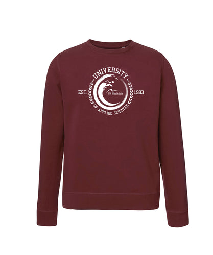 Sweatshirt Organic Line FH Westküste Heide - Burgundy
