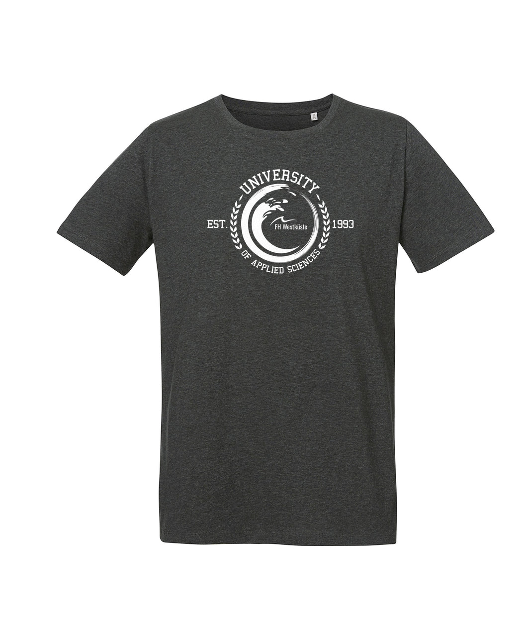 T-Shirt Organic Line FH Westküste Heide - Dark Heather Grey
